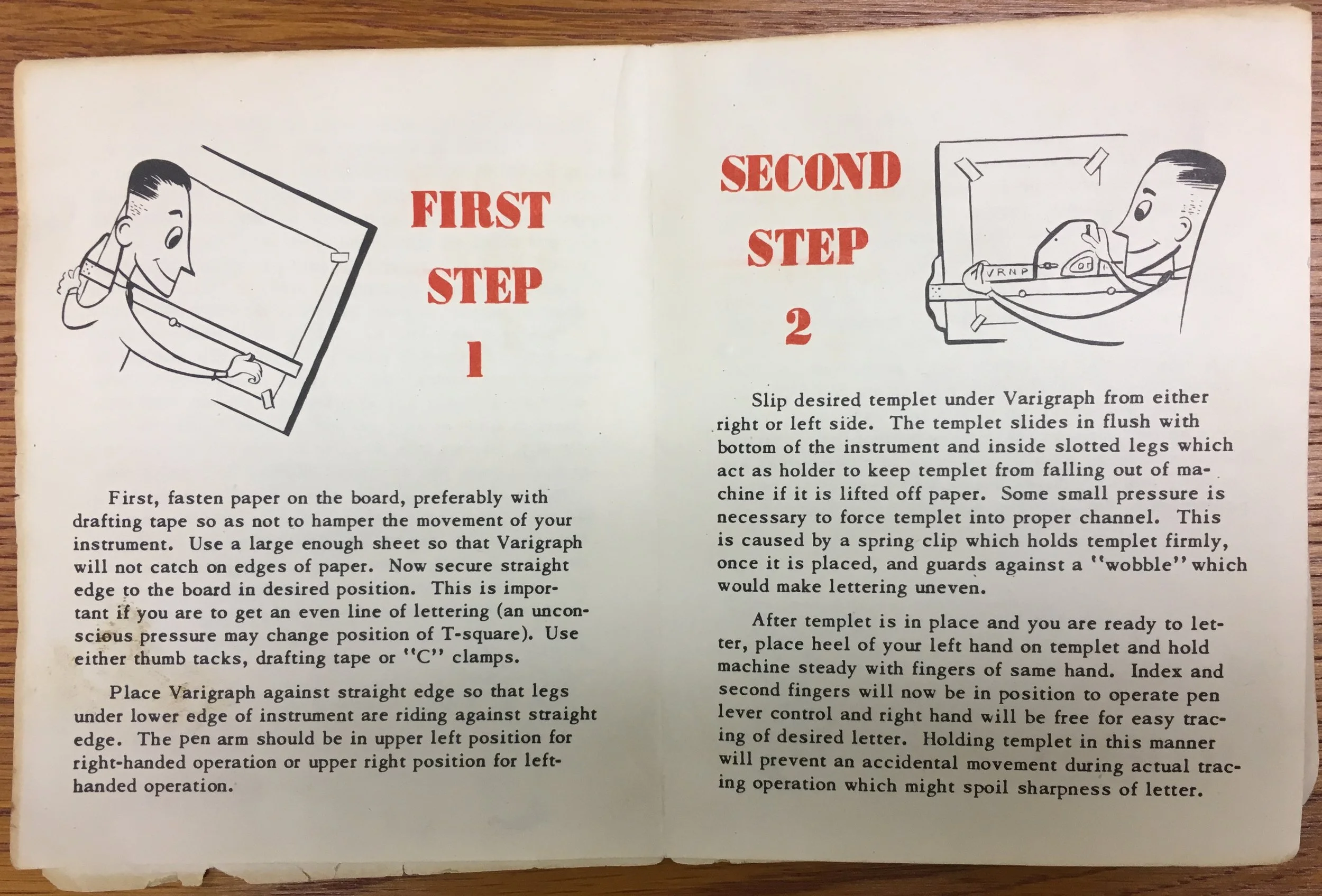Varigraph Instruction Pamphlet