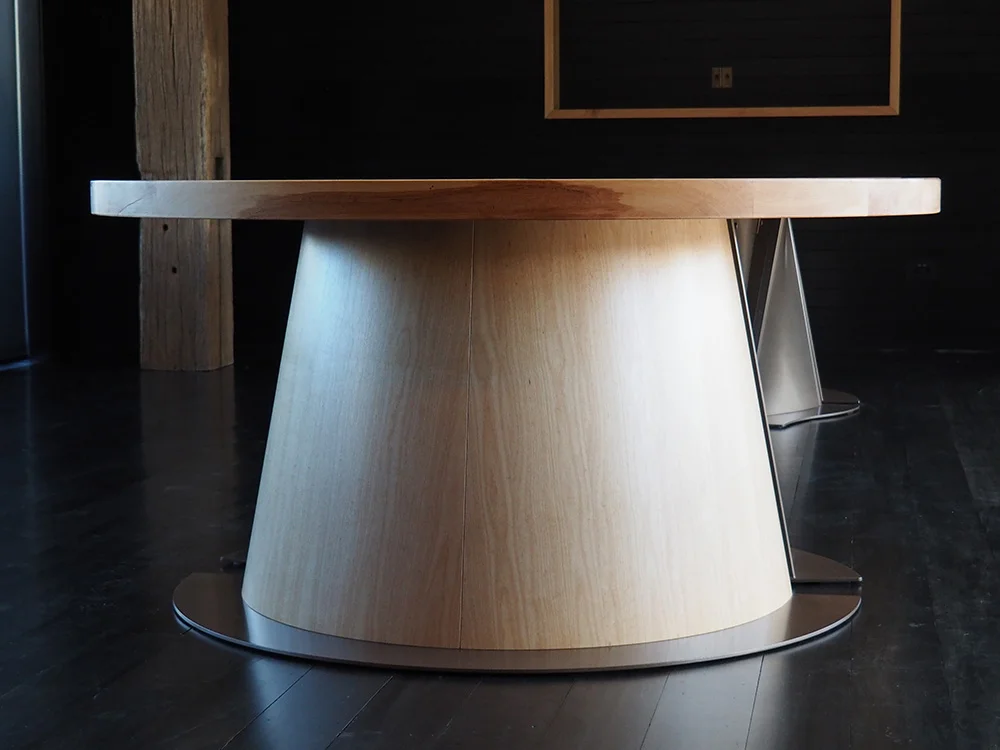 Private Tasting Room Table - Tanekaha wood bronze