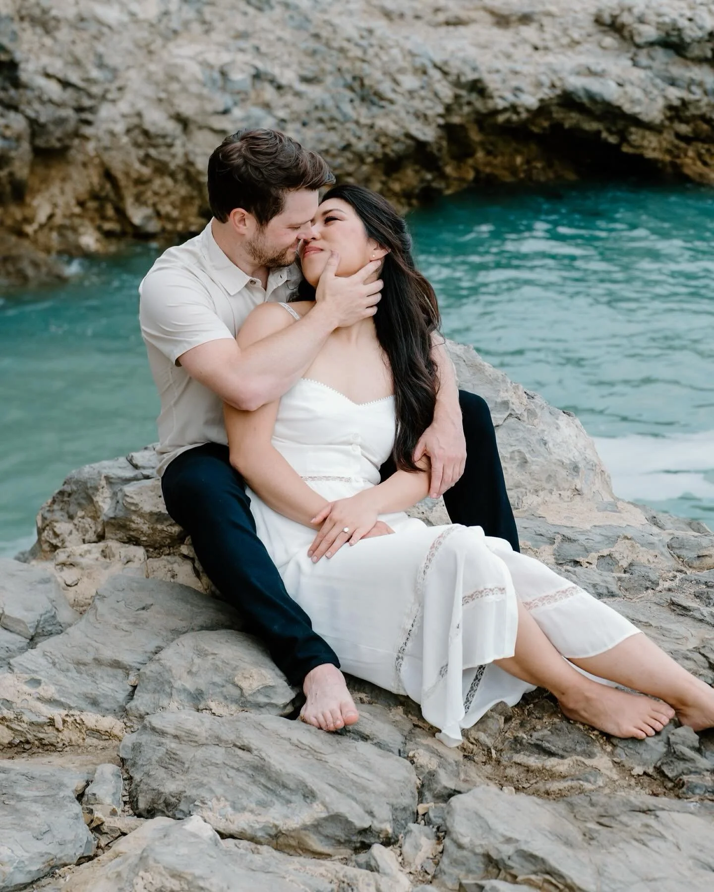 Kelly + Kilian&rsquo;s engagement session took place on the rocky shores of Palos Verdes 🩵 We got to learn how meaningful this place was for Kelly and Kilian and we can totally see why! Overall we had such an incredible time getting to know these lo