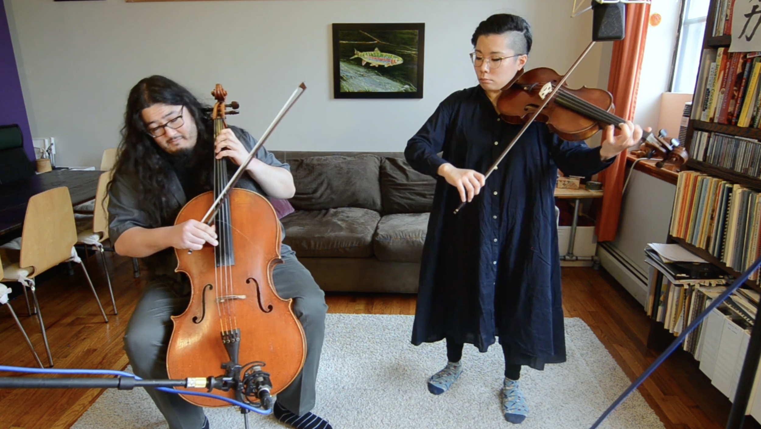 Paul Wiancko and Ayane Kozasa perform "American Haiku"