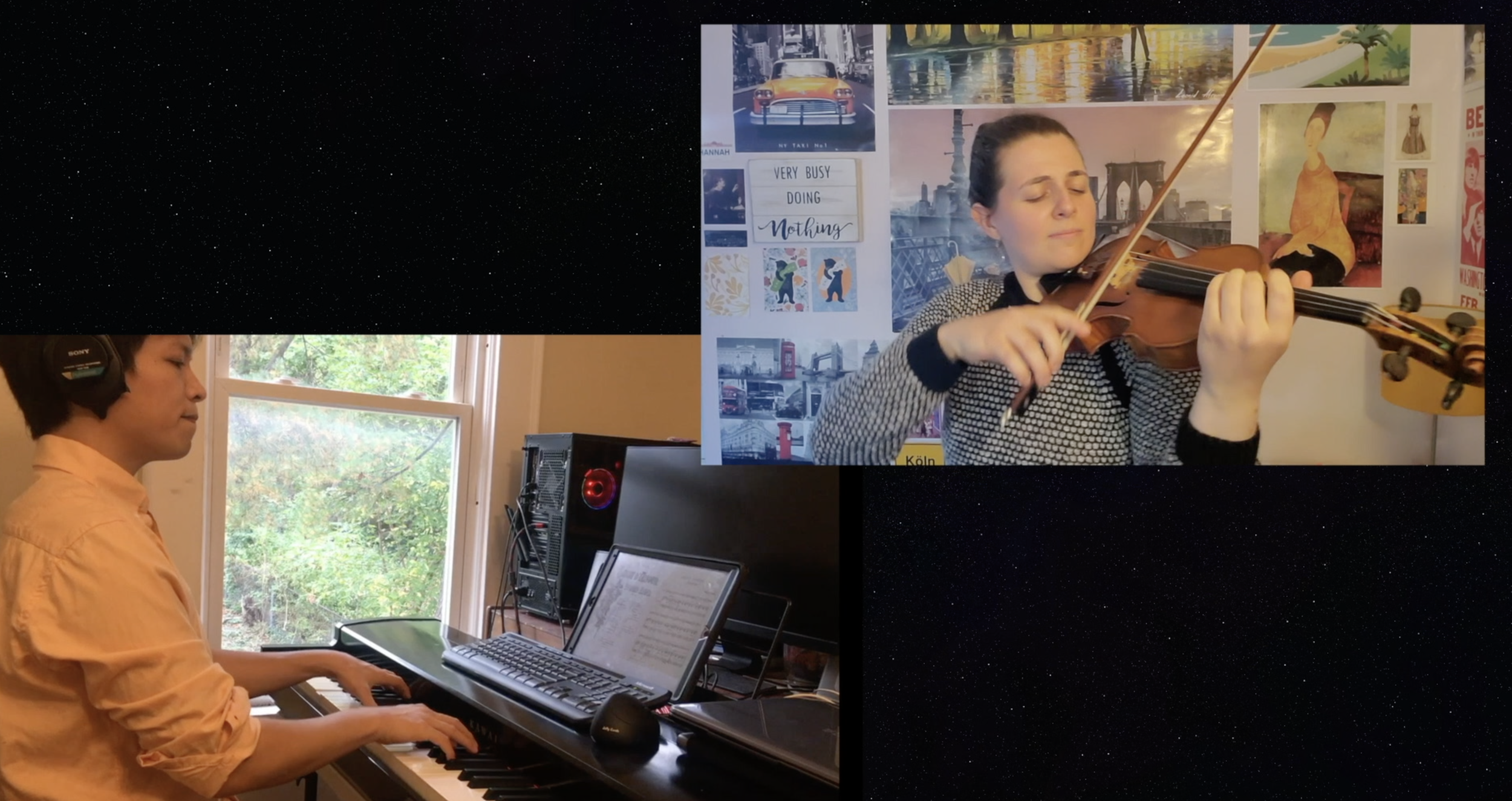 Hannah Tarley and Dan Sato perform "Salut d’Amour"