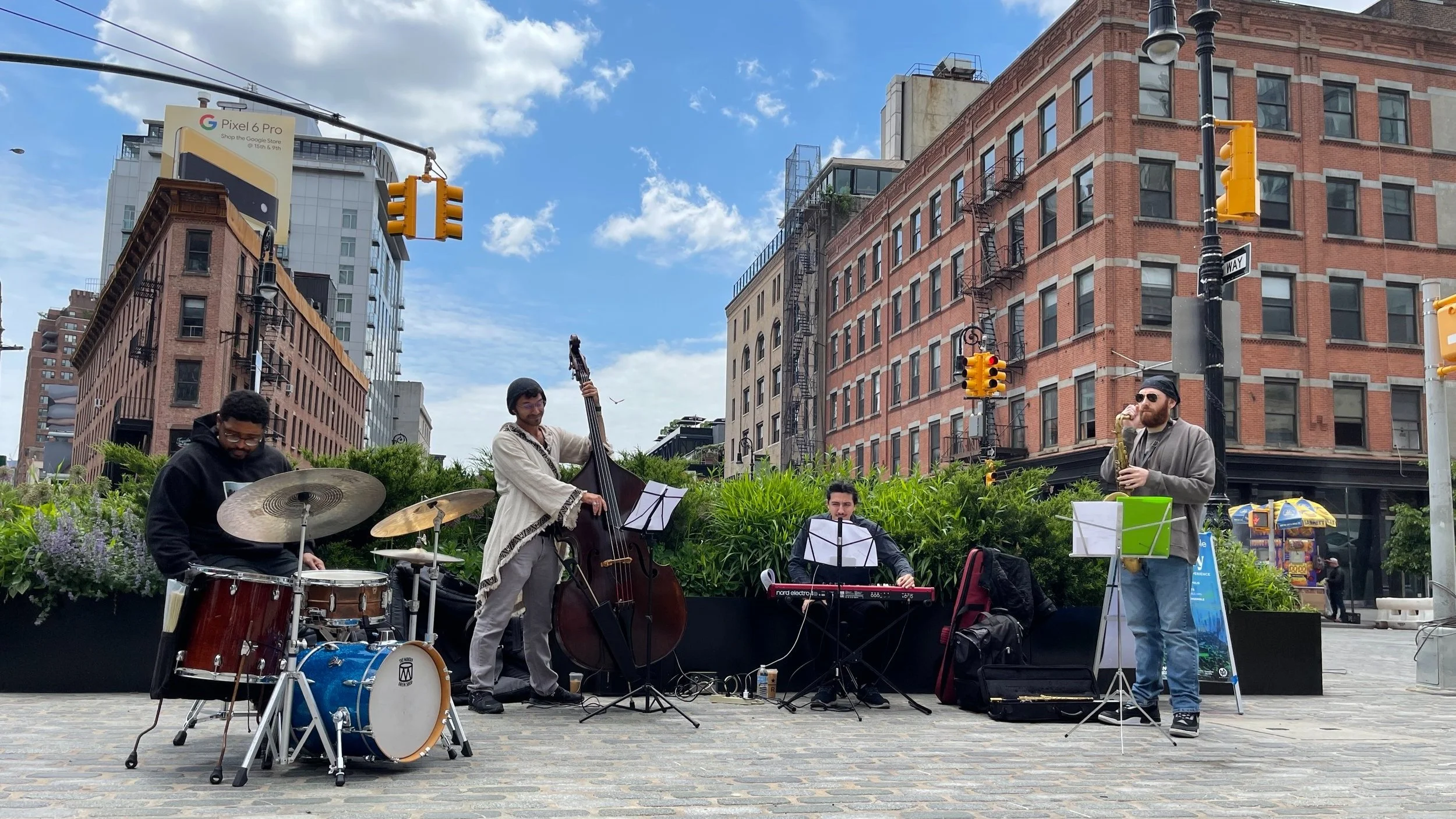 Metropolis artists perform at Biophony Pop-Up NYC 2022.