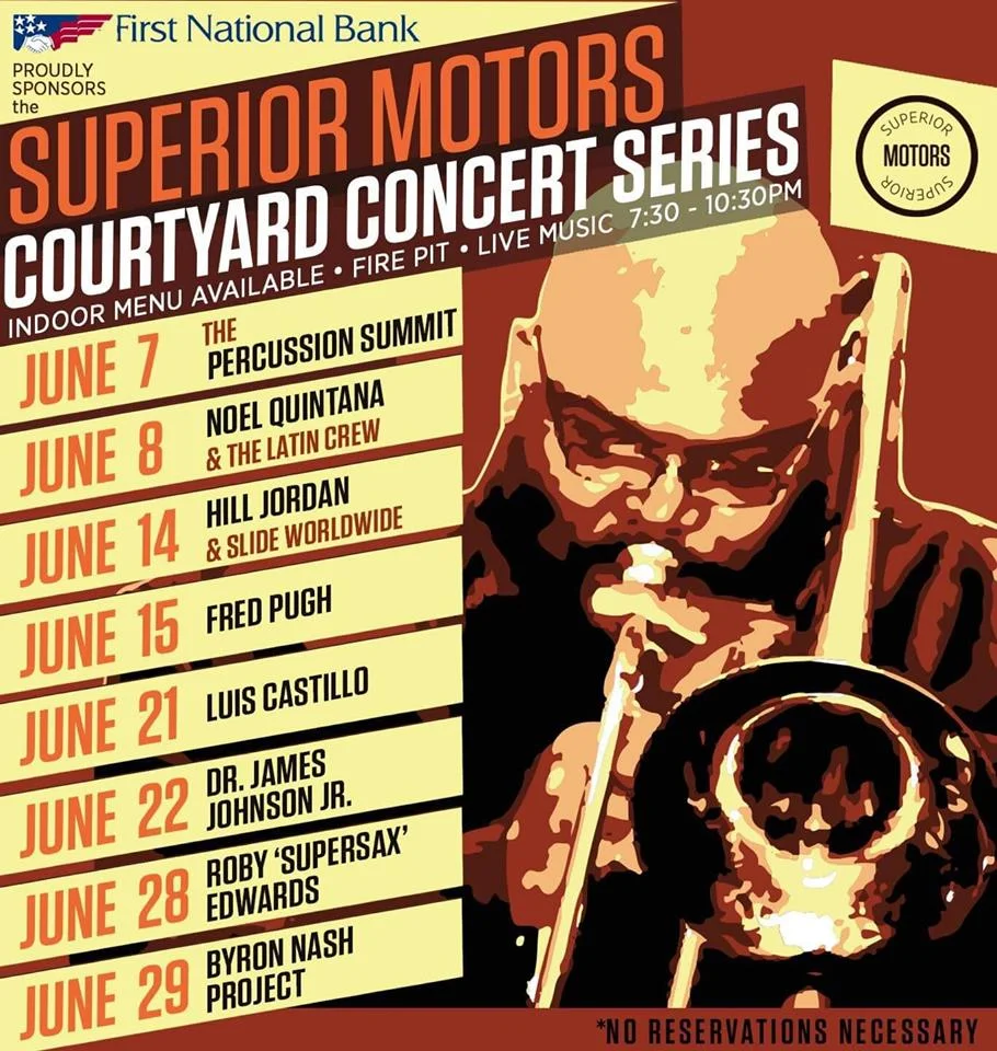 Superior Motors Menu >> Roby Supersax Edwards At Superior Motors Courtyard Concerts Superior Motors Menu >> Roby Supersax Edwards At Superior Motors Courtyard Concerts