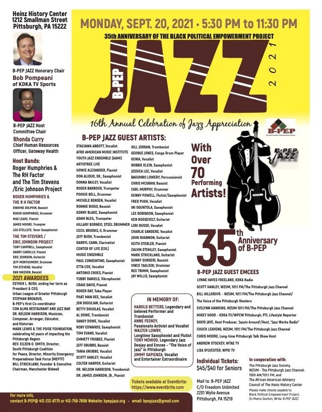2021 In the Pittsburgh Jazz Scene — WZUM Jazz Pittsburgh