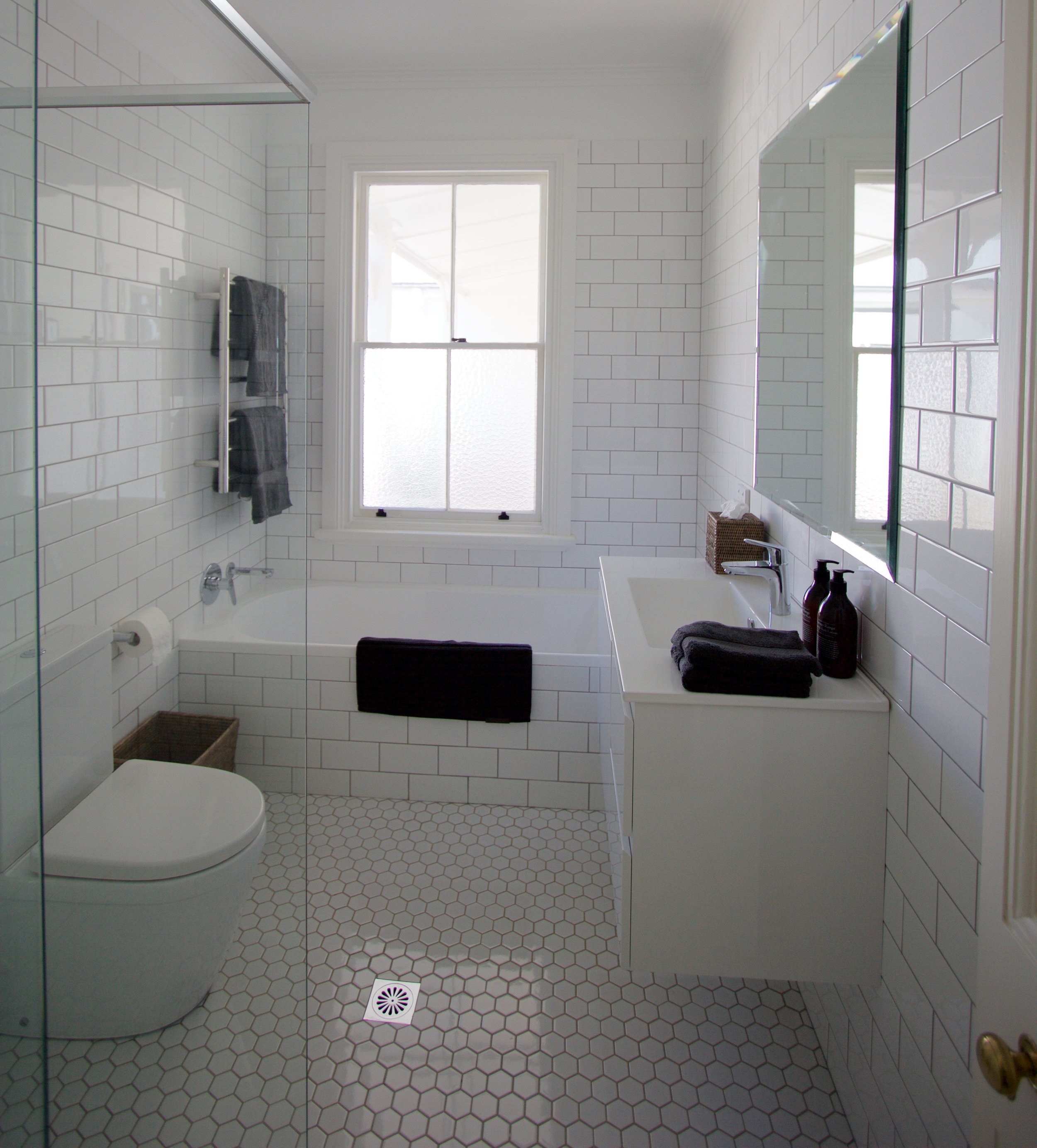 Original Kitchen Turned Family Bathroom