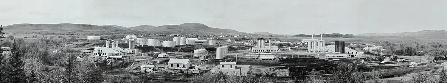 Turner Valley Gas Plant, 1946. Courtesy Alberta Culture