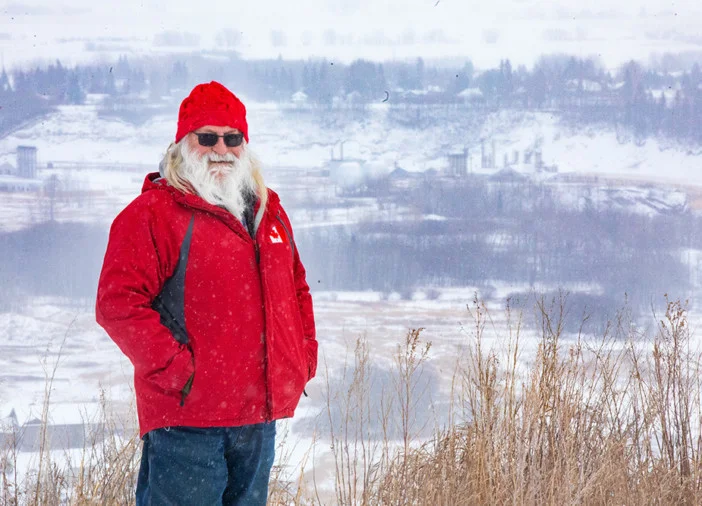 Larry Kapustka is heading up a project through the Turner Valley Oilfield Society to create a digital story map of the area’s history. Photo credit: Brent Calver/Western Wheel