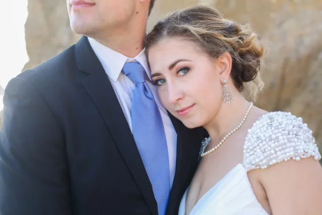 Makeup by Brigitte Caille.  Photo @elizabethburgiphotography