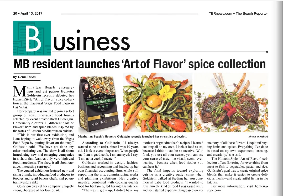 The Beach Reporter | Manhattan Beach Resident resident launches hand-blended collection of herb and spice artSAVORs