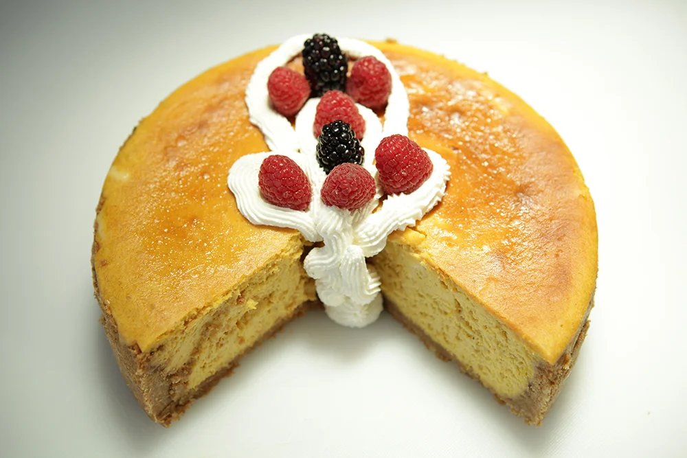 Pumpkin Cheesecake • Grand Marnier Whipped Cream