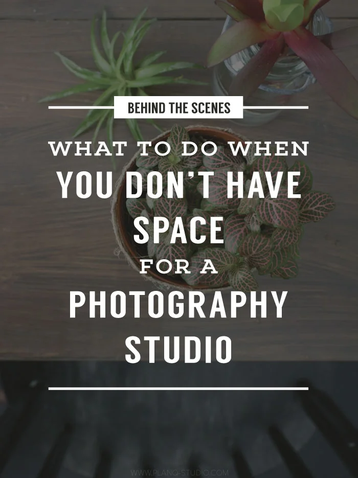What To Do When You Don't Have Space For A Photography Studio