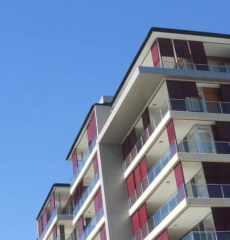 shuttered balconies