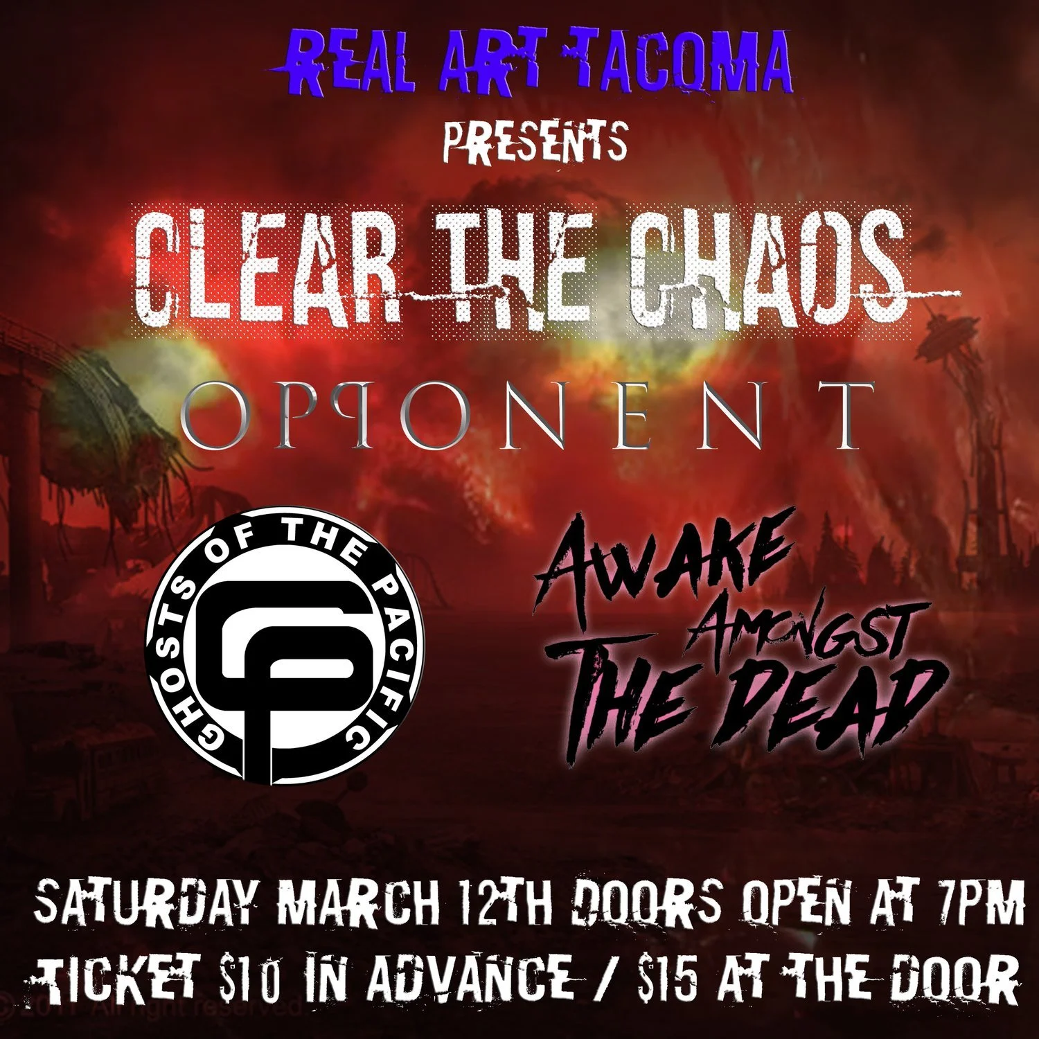 Ghosts of the Pacific at Real Art Tacoma