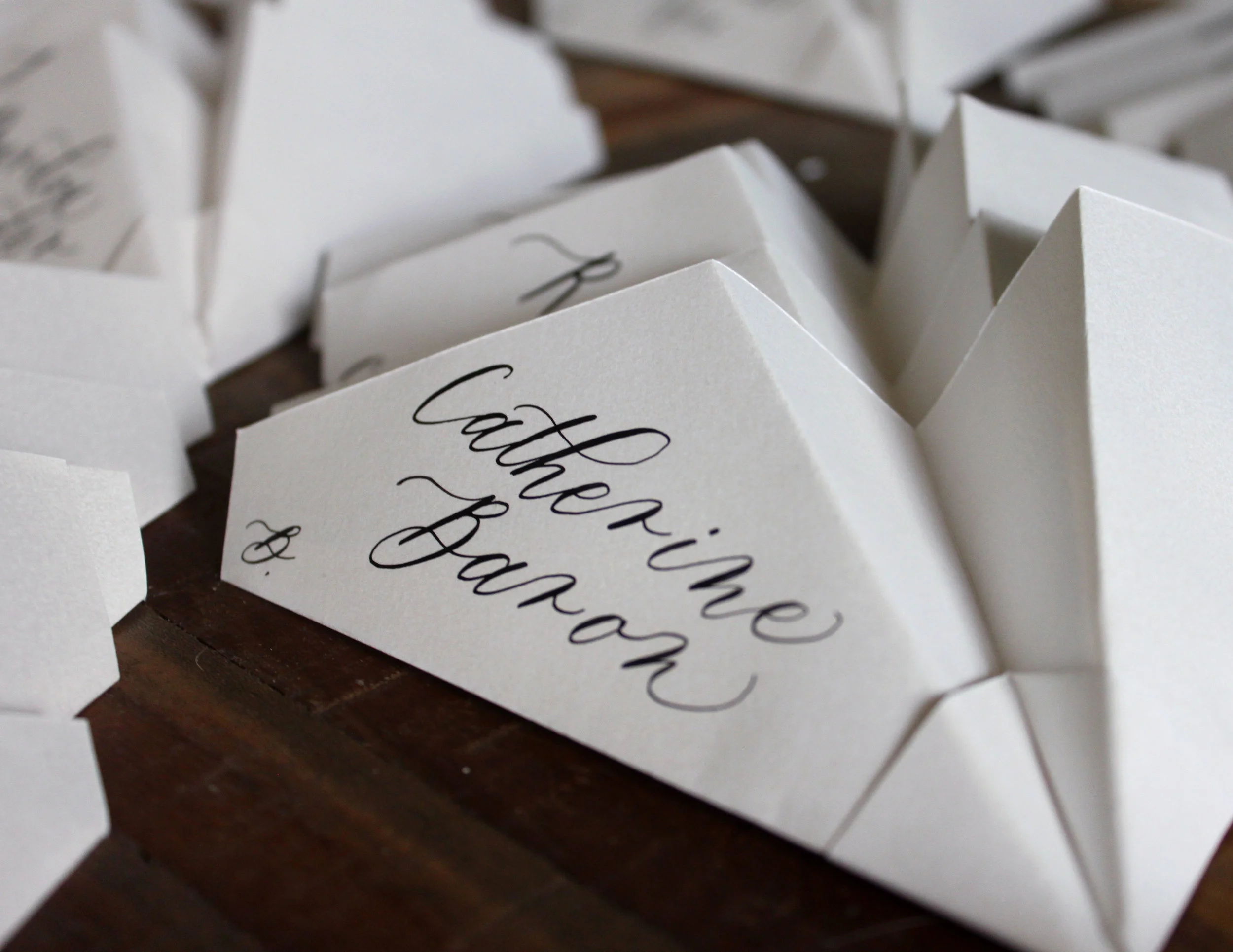 Paper Airplane Place Cards