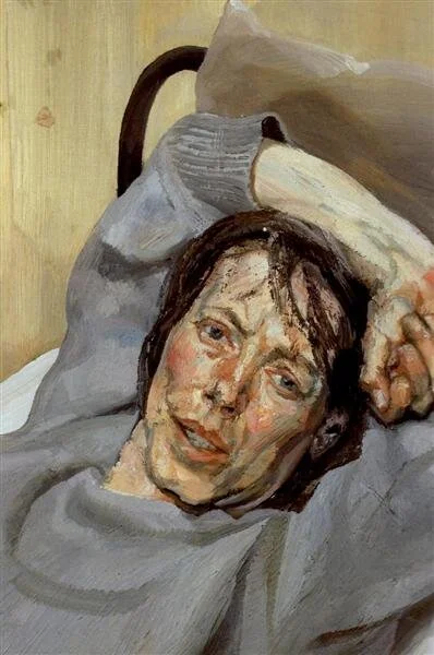 Woman in a Grey Sweater, 1988, oil on canvas, 45.3x55.6 cm.