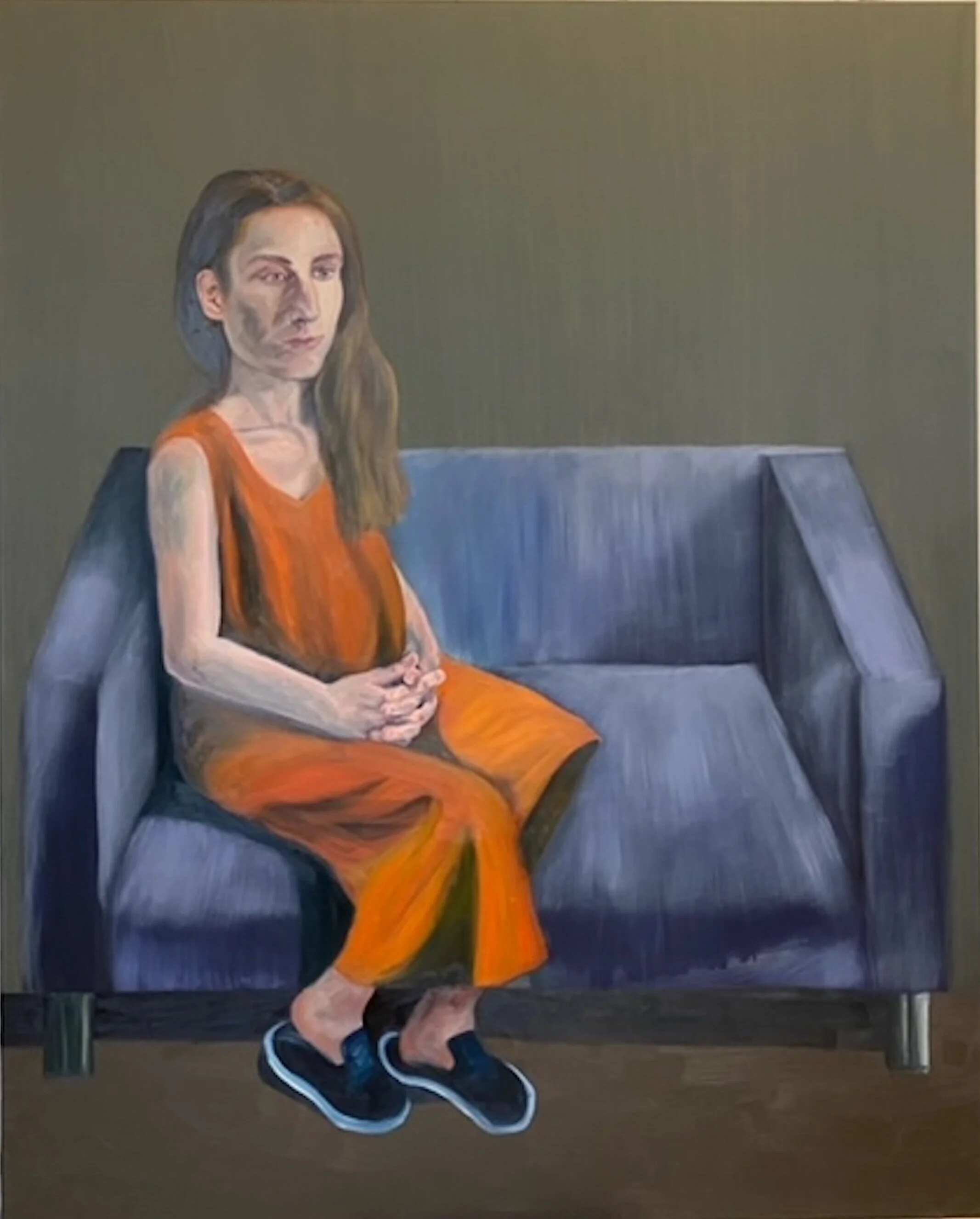 Madonna &amp; Child, oil on canvas, 152.4 x 121.9 cm.