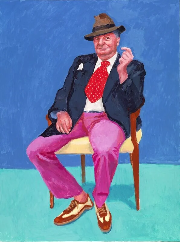 Barry Humphries, 26-28 Mar 2015, David Hockney, 2015.