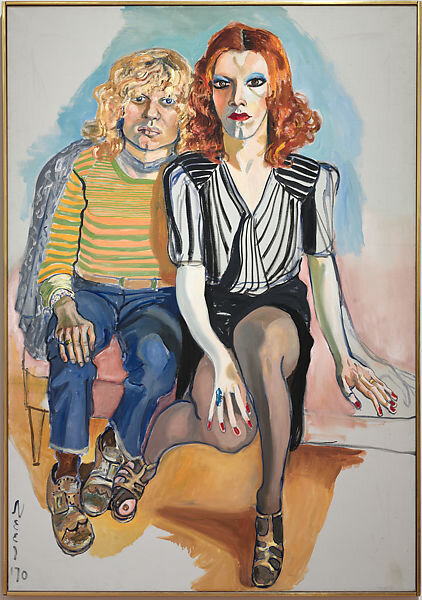 Jackie Curtis and Ritta Redd, Alice Neel, 1970.