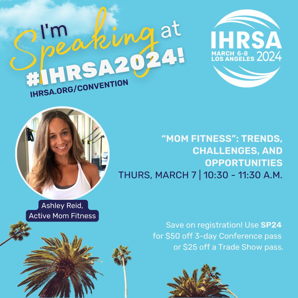 Ashley Reid presenter tile for IHRSA