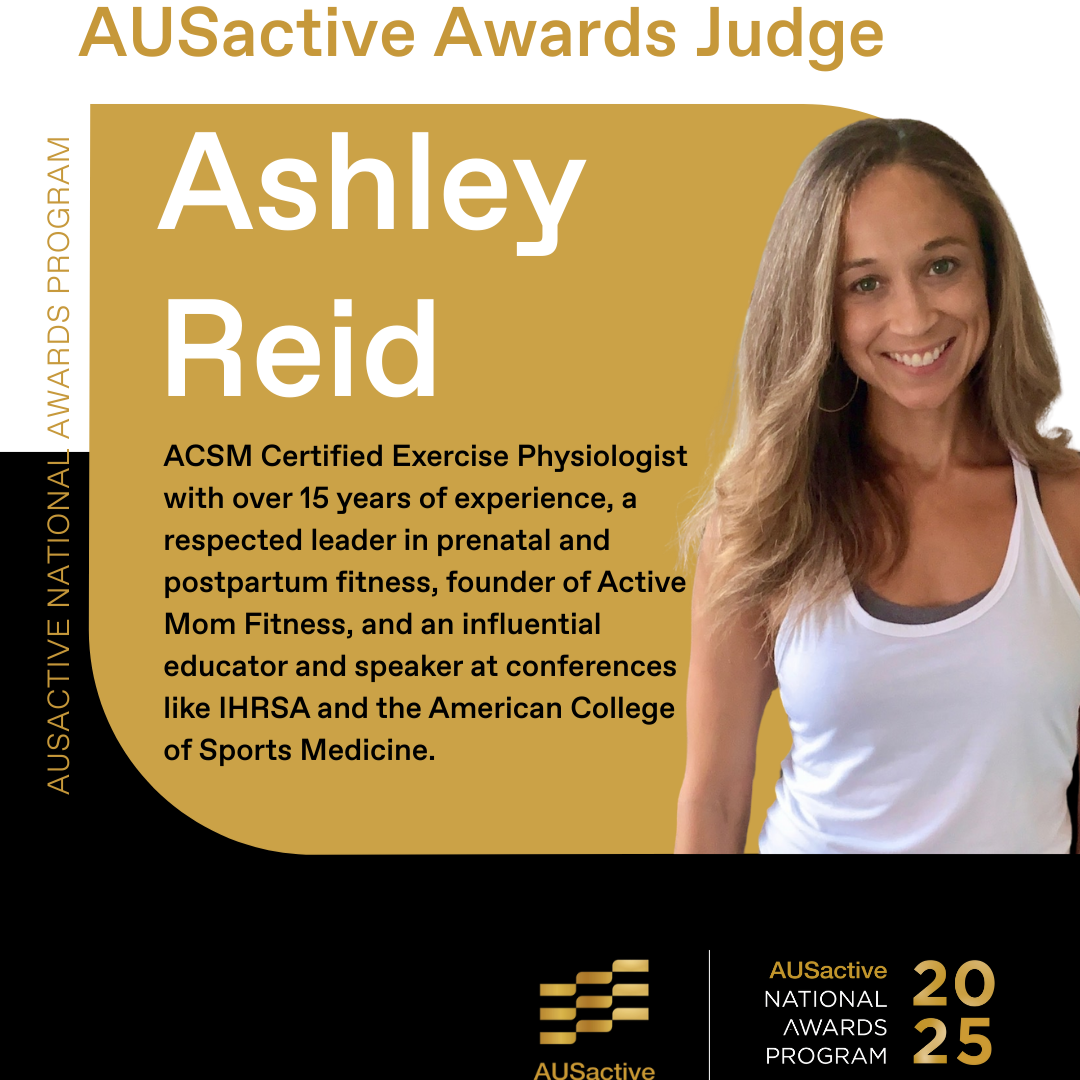 Ashley Reid judge tile for AusActive