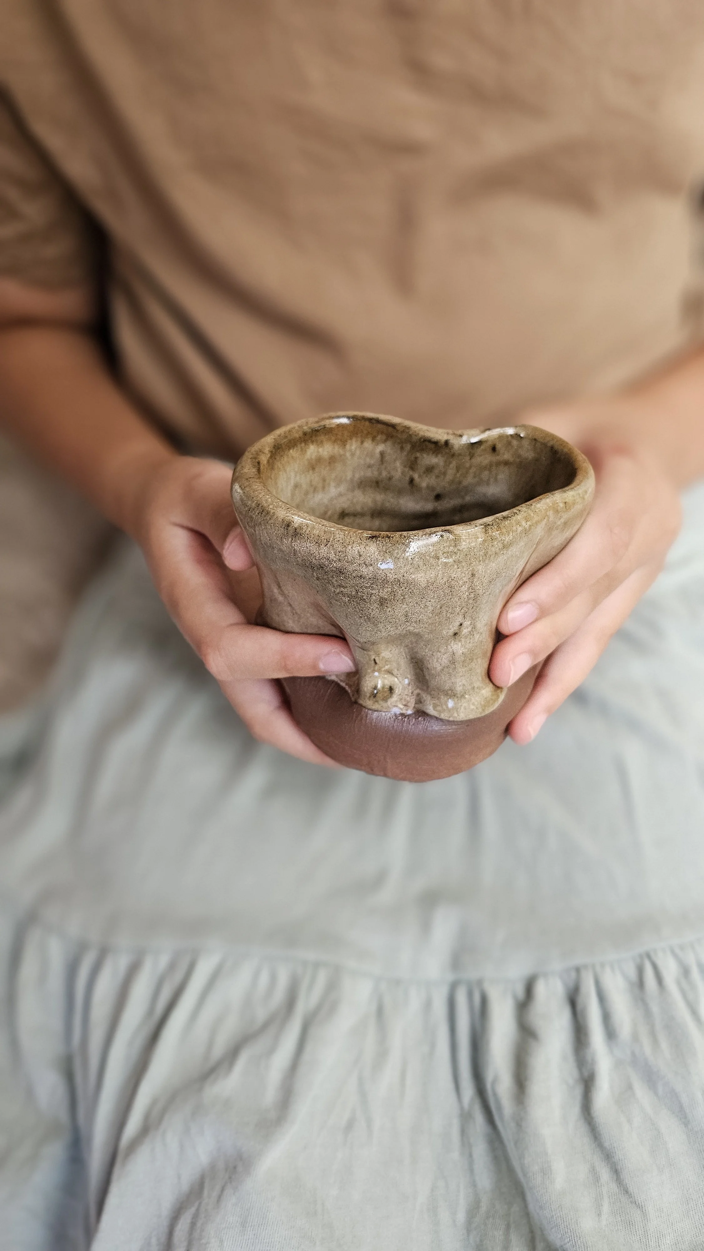 Wheel-thrown vessels that carry the marks of how they were made