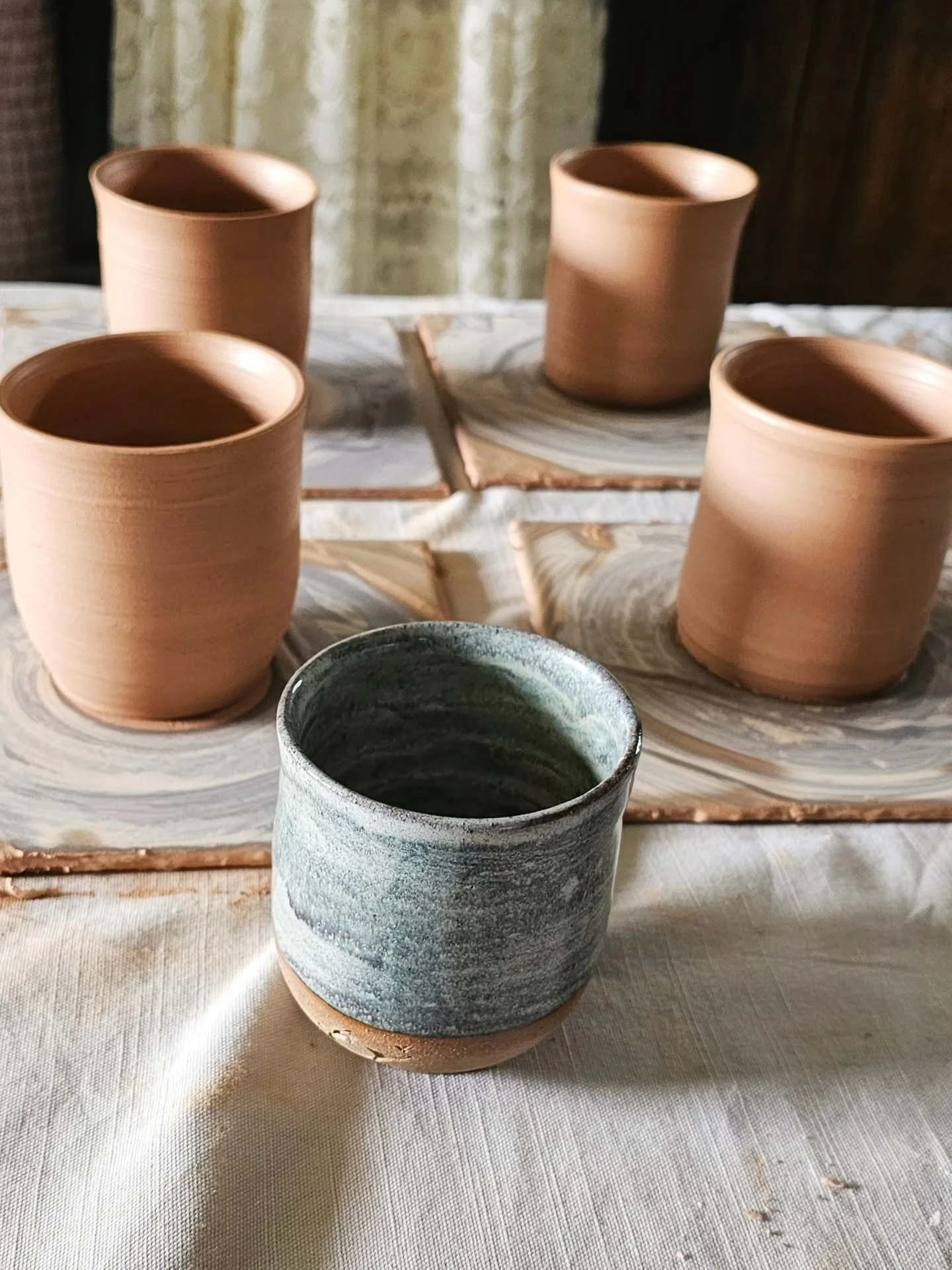 Today I threw six Cosy Cups&mdash;four made it through. After a week or two away from the wheel, it&rsquo;s easy to get stuck in my head, overthinking every wobble, every drip of clay. But that&rsquo;s part of the journey.

Research shows that play i