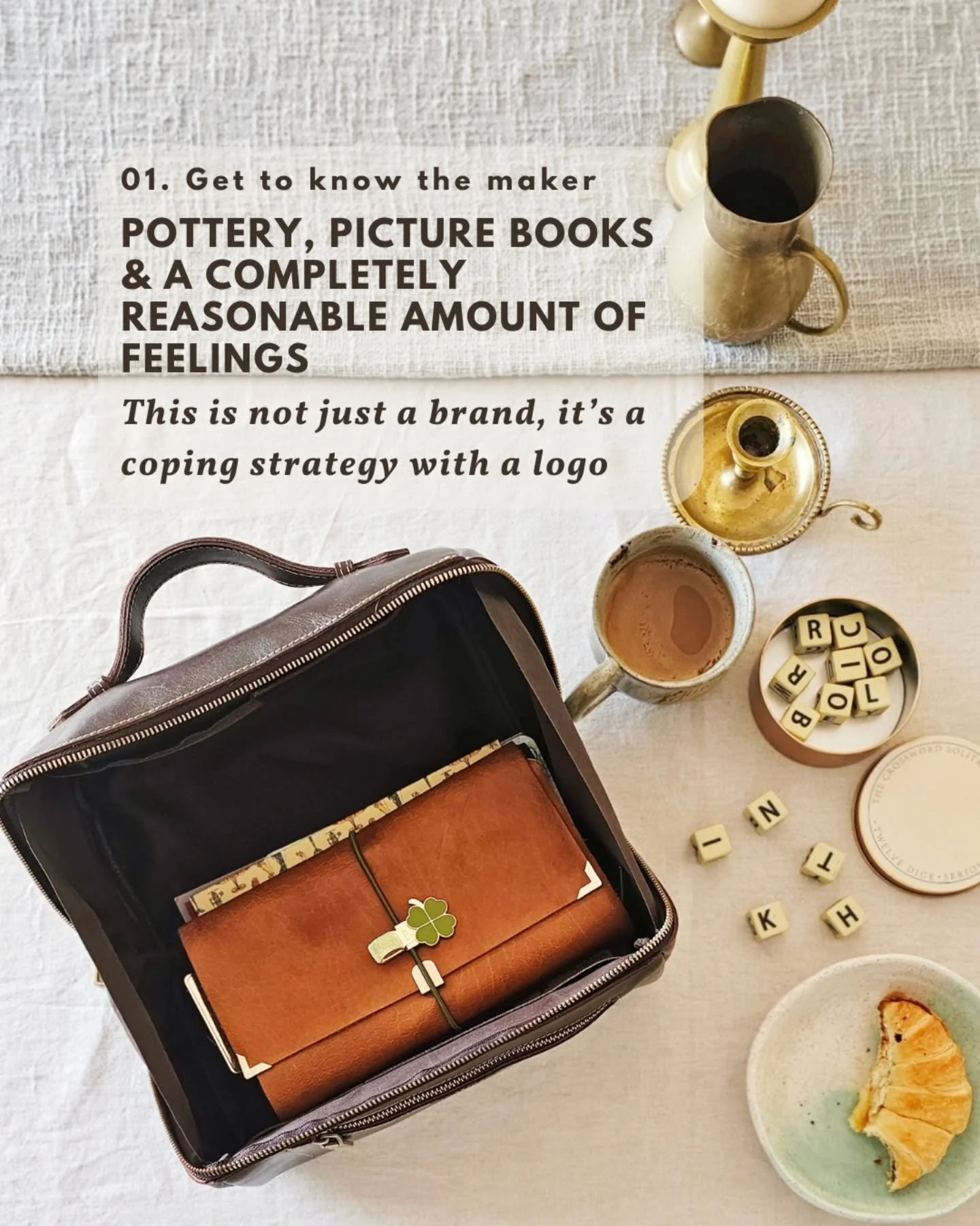 Pottery dust that gets in weird places. Picture books louder than your thoughts. Coffee so strong it interrogates you at 8am.

This is Whistle &amp; Page &mdash; where mugs have personalities, bedtime is a psychological event, and creative chaos is n