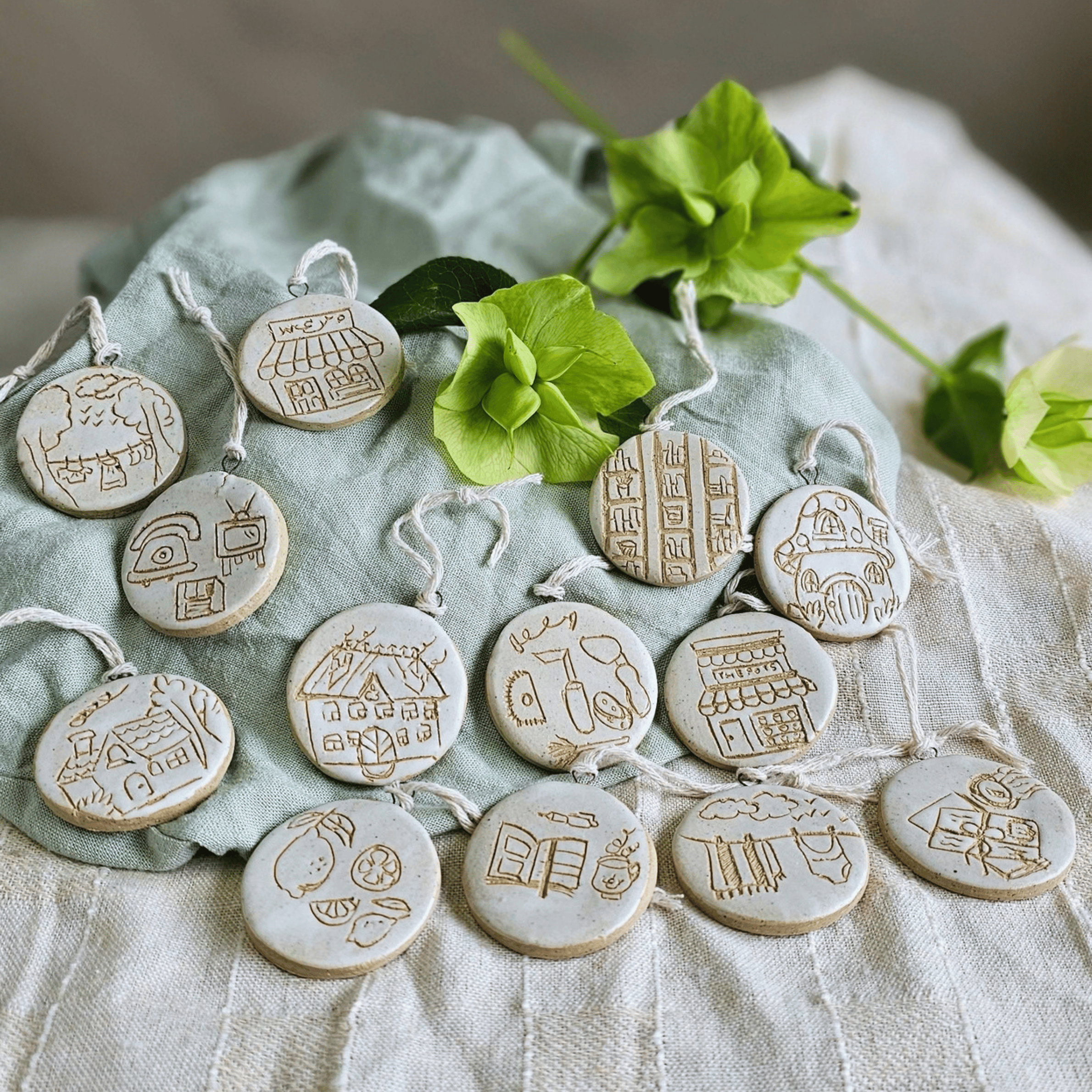Ornaments_sgraffito_white glaze_layflat_group.png