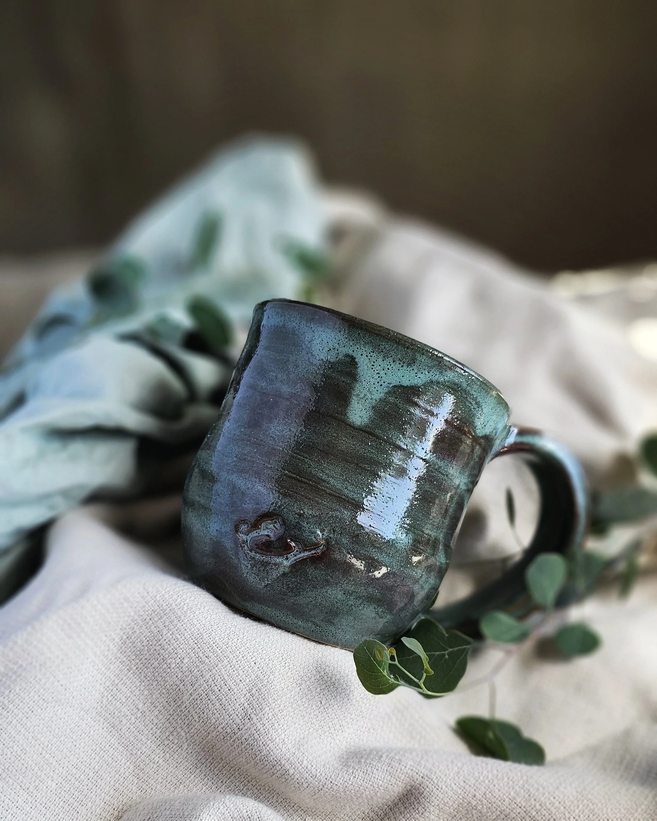 Cosy Cup | Twilight Moss | With Handle