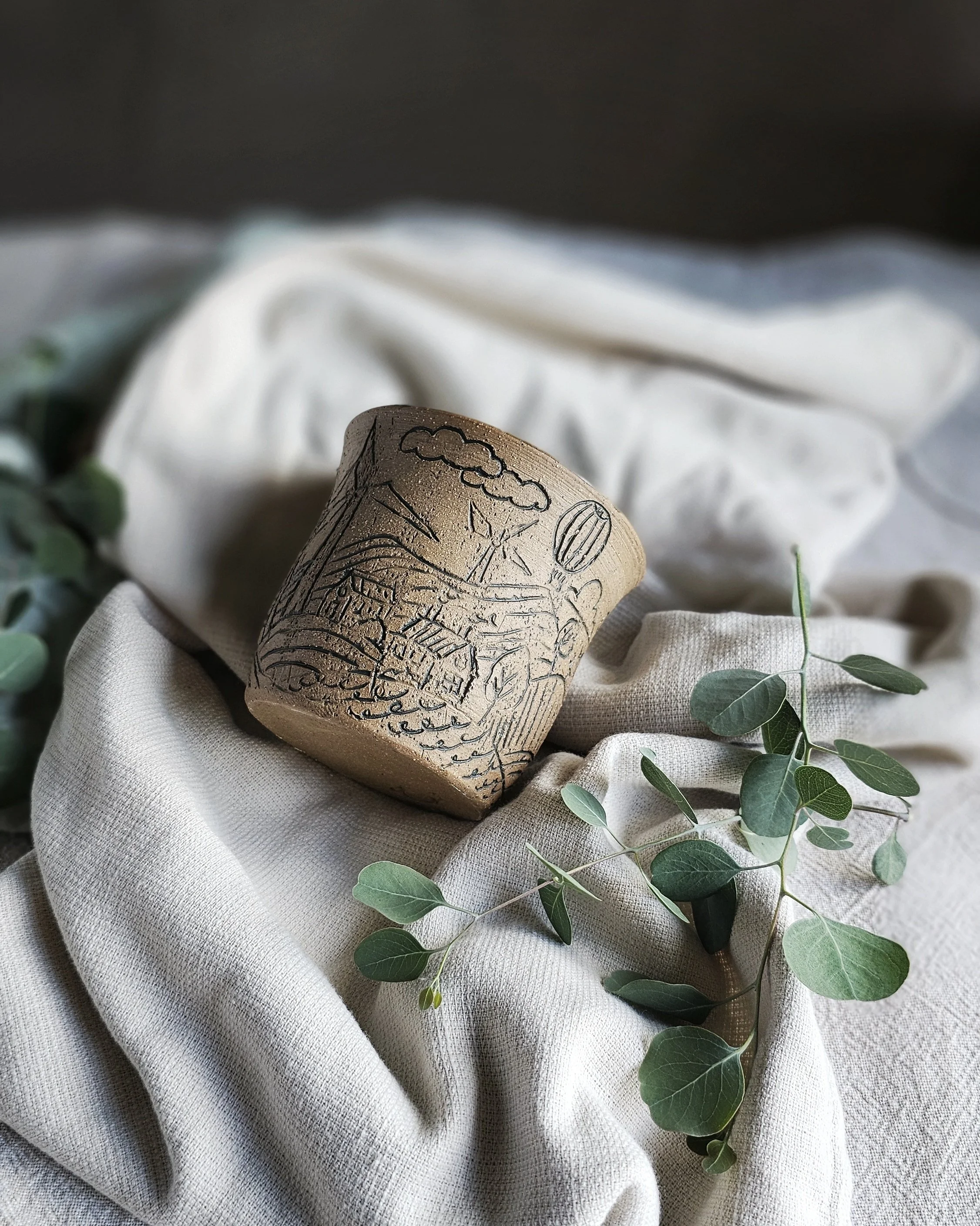 Valley Mug | Deep Eucalyptus | Without Handle | Type A