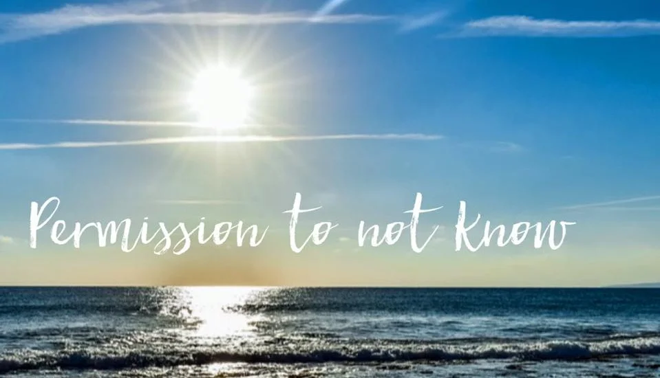 Permission Slips: Sitting with Uncertainty