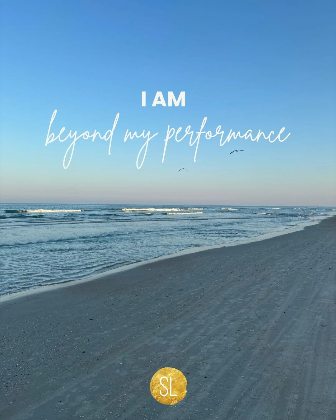 In our performance-obsessed culture, it&rsquo;s easy to fuse the value we bring in productivity with our inherent value as a human. ⁠
⁠
I AM beyond my roles. ⁠
I AM beyond my productivity.⁠
I AM beyond my points. ⁠
I AM beyond my titles. ⁠
I AM beyon