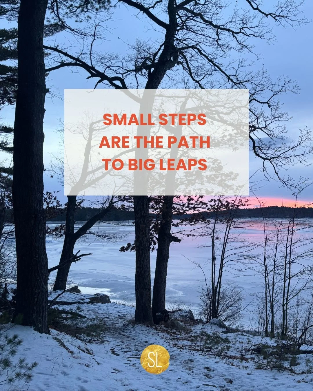Growth doesn&rsquo;t happen overnight. Big leaps are the result of a million little steps you took along the way. ⁠
⁠
Are the steps you&rsquo;re taking today aligned with where your future self is wanting to be?⁠
⁠
#smallstepsbigleaps #mentalperforma