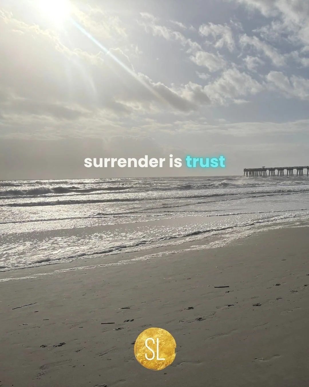 I am in a season of surrender.⁠
⁠
I used to think surrender meant giving up.⁠
⁠
I know now it's the opposite.⁠
⁠
Surrender is releasing resistance to the present moment as it unfurls. ⁠
⁠
It's trusting that I don't have to force, control, or outrun w