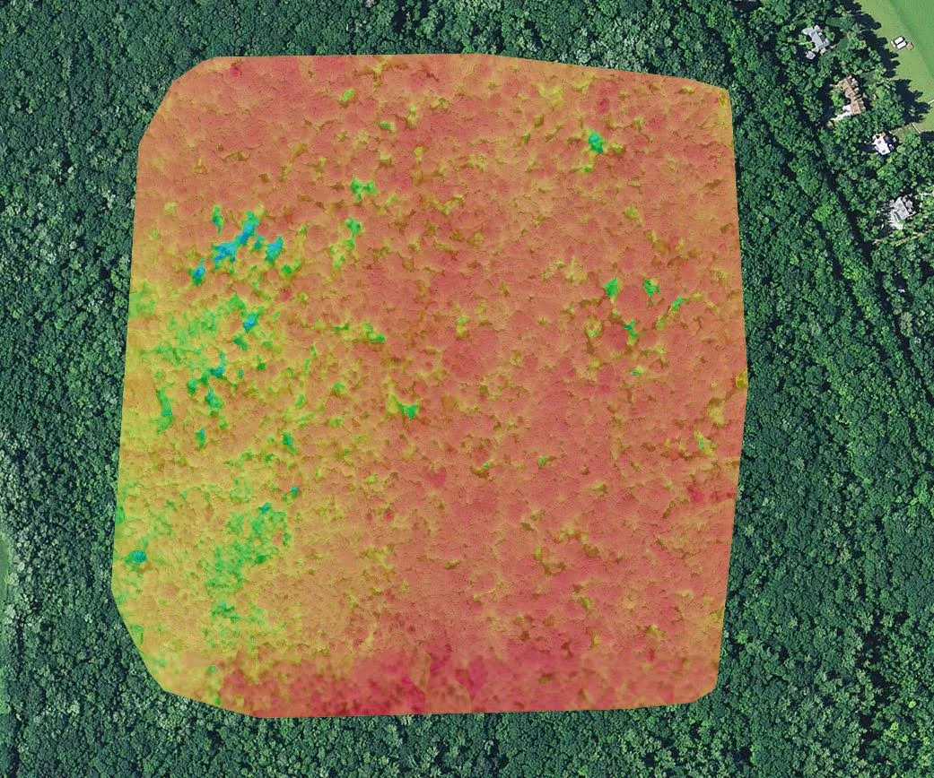 Colonial Point, Michigan Near Infrared Reflectance