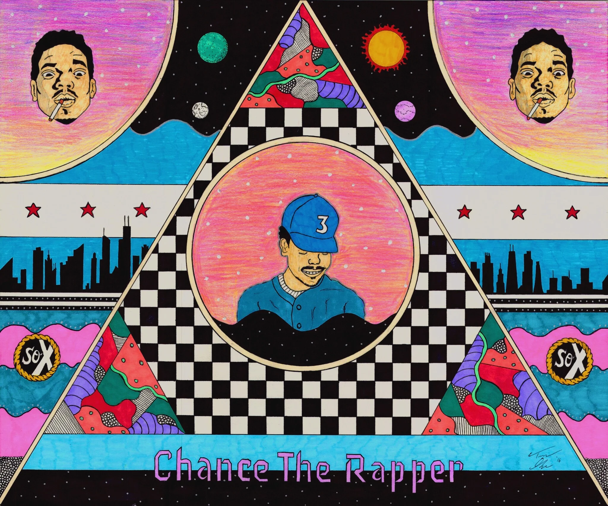 Chance The Rapper Print (16x20)