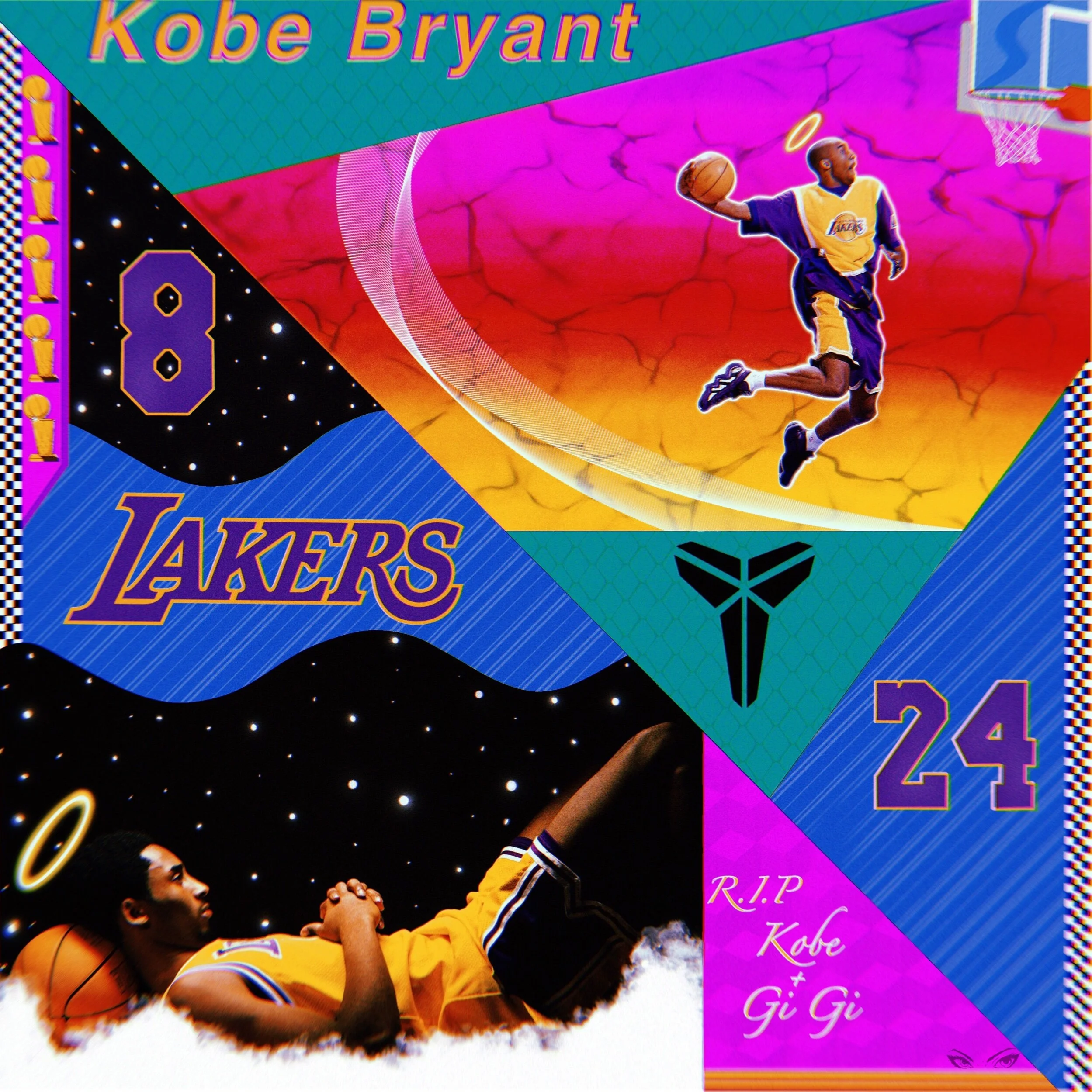 Kobe Bryant canvas