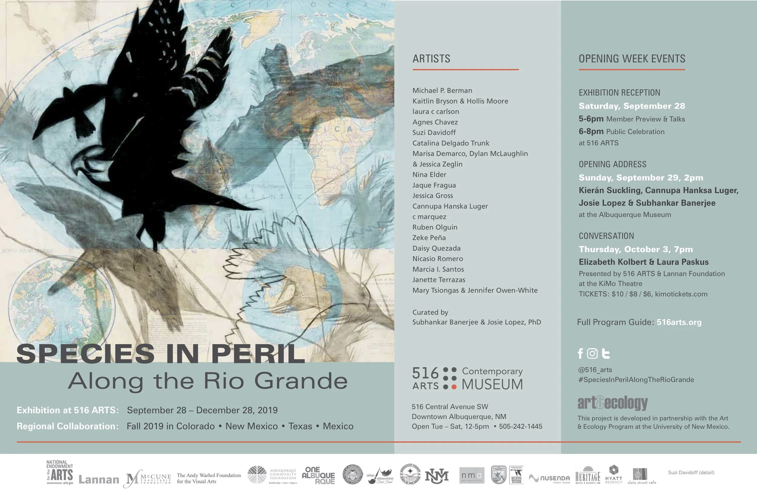 Species in Peril Along the Rio Grande Exhibition &amp; Regional Collaboration
