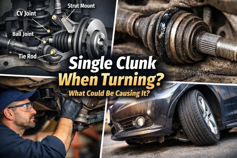 Single Clunk When Turning? (Here’s Why)