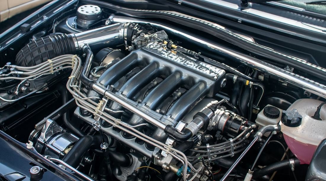 Antifreeze all over engine smoking