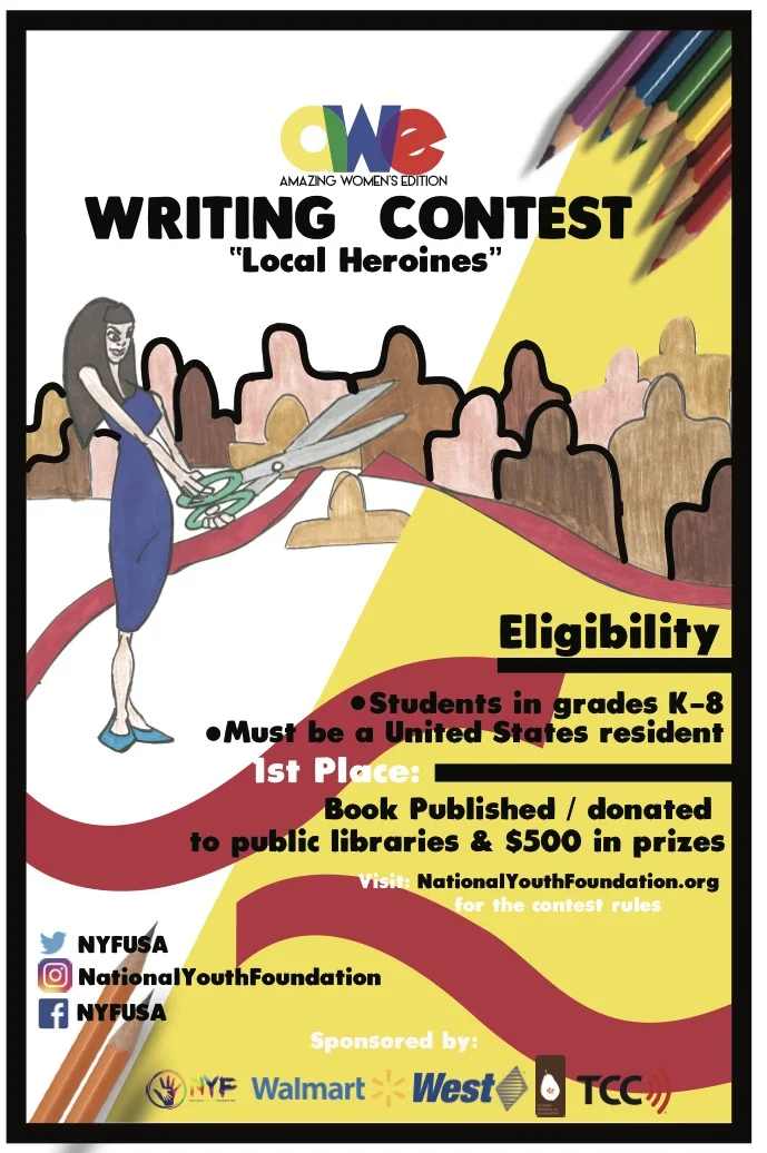 Join Books N Bros for an All Youth Writing Workshop to Enter the "Tell us about an Amazing Woman" Student Book Contest!