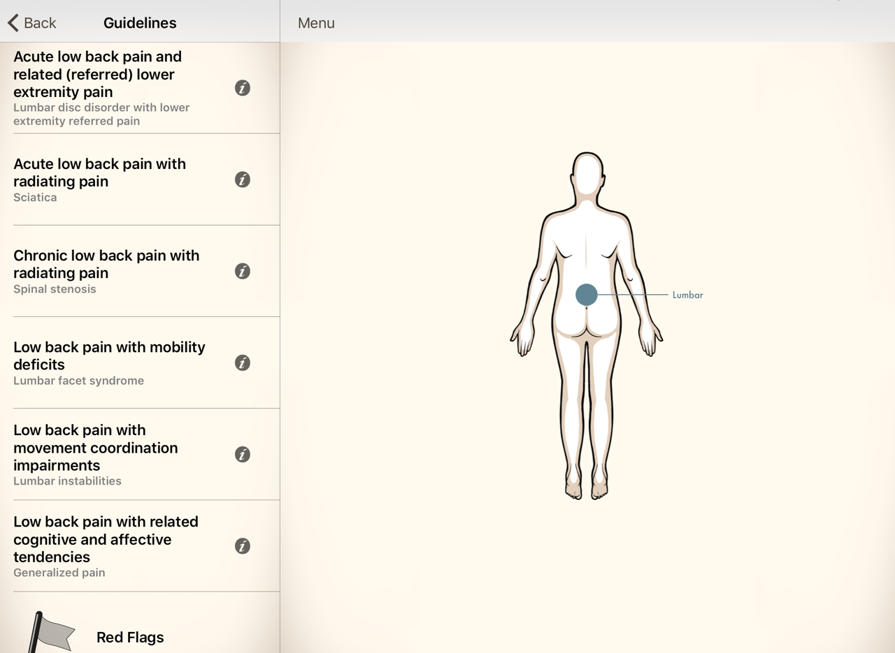 Integrates movement analysis related to common conditions