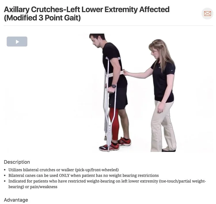 Assistive Devices, Gait training and Transfers — PhysioU