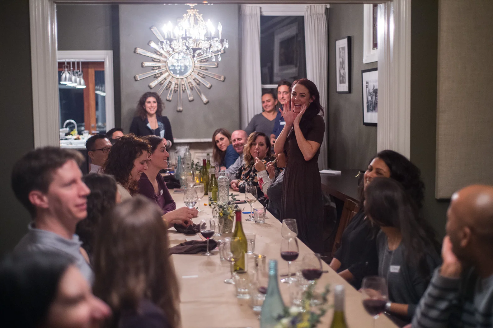 Sharing ideas around the table... Photo Credit: Sari Blum Photography