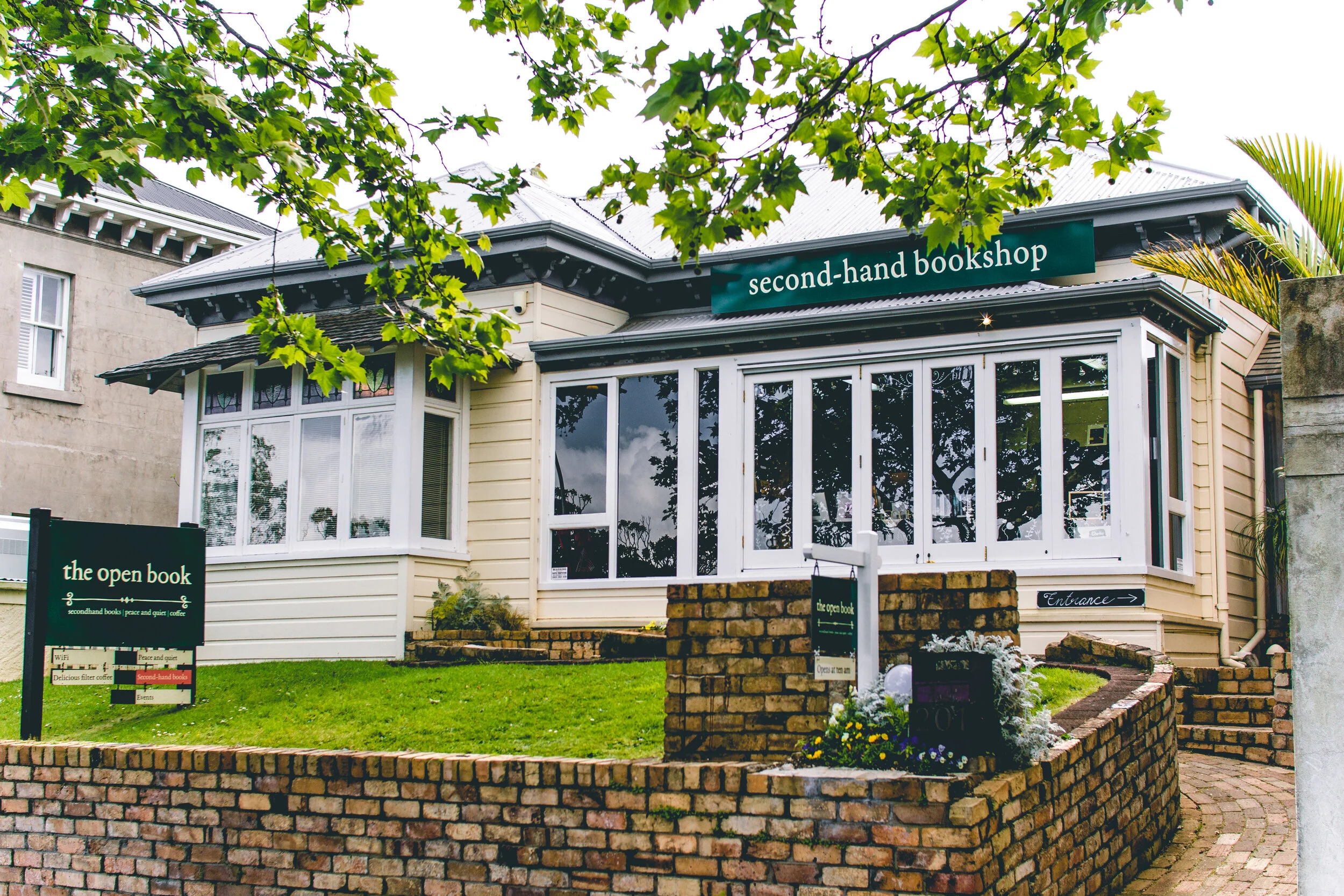 The Open Book shopfront
