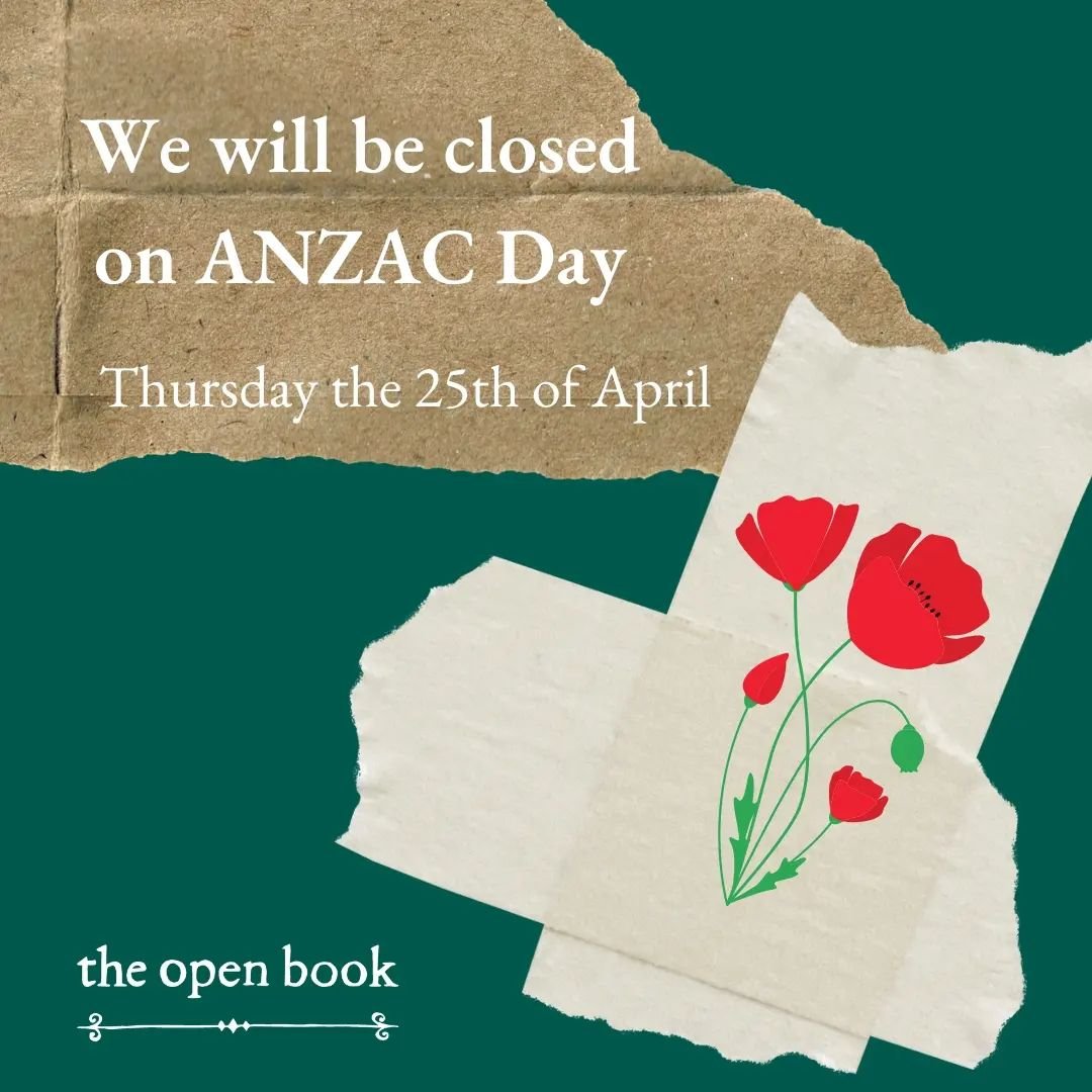 We will be closed this coming Thursday the 25th of April, which is ANZAC Day. Lest we forget ⚘