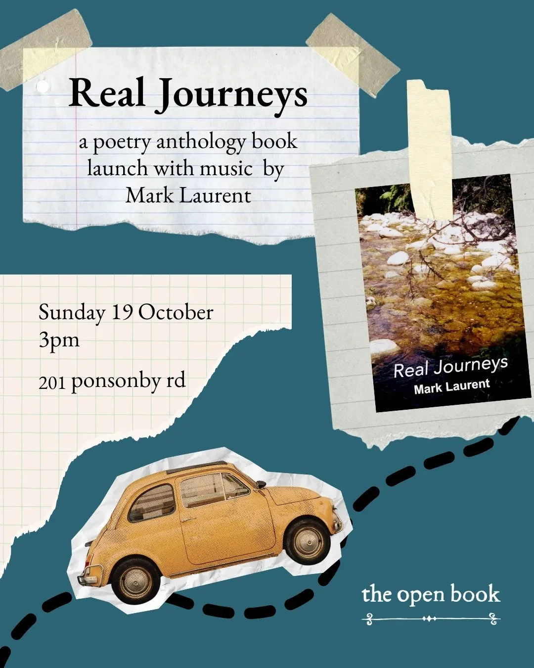 Do you like music? Poetry? Free wine and snacks? Well you'll love what we have in store two weeks from today - it will have all of those things!

Mark Laurent is a brilliant musician who performed with the Auckland Street Choir when they graced our g