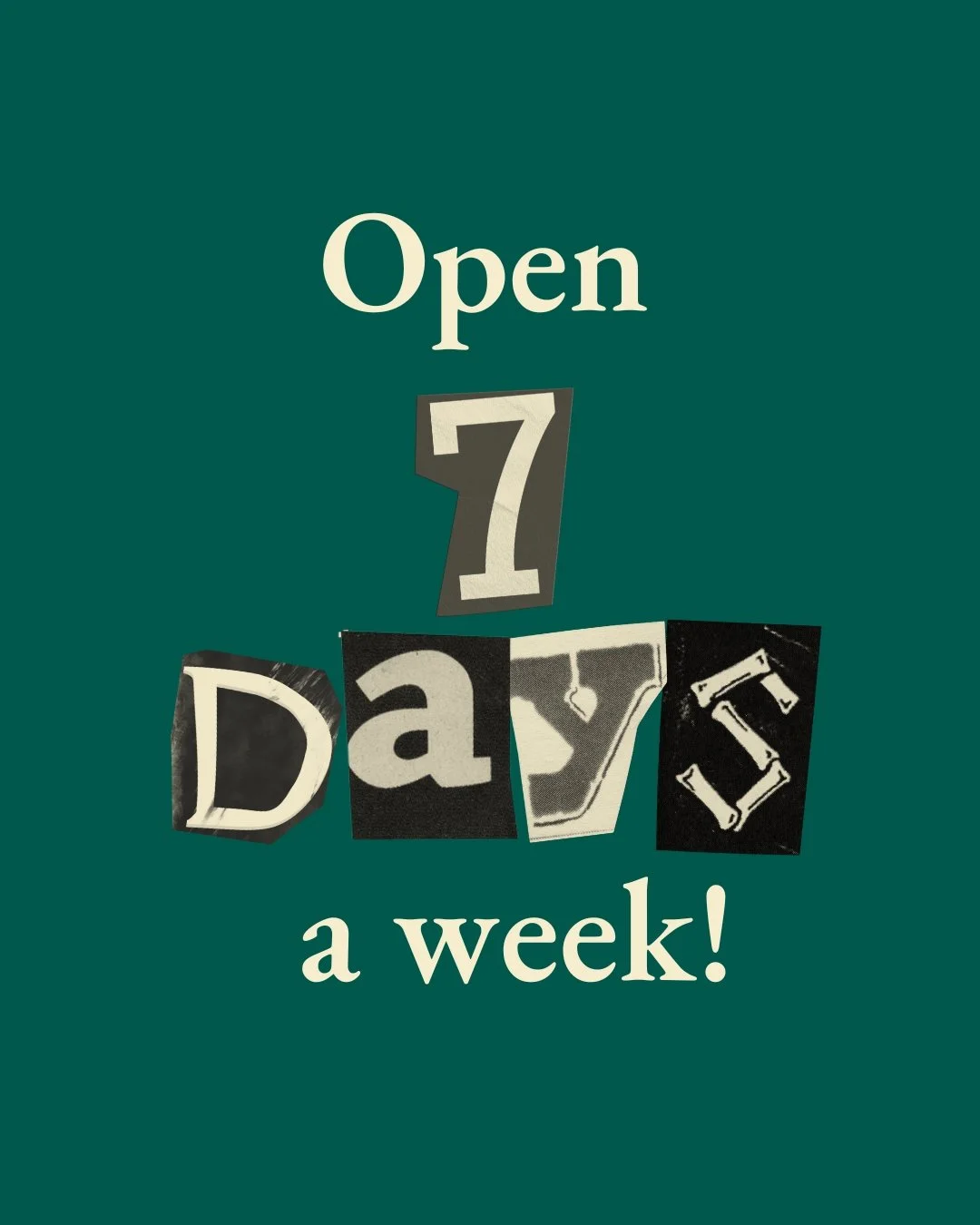 Summer is here and we are open 10am to 5pm, 7 days a week! Pop in and peruse the shelves, or shop online 24/7 📖💚🌻