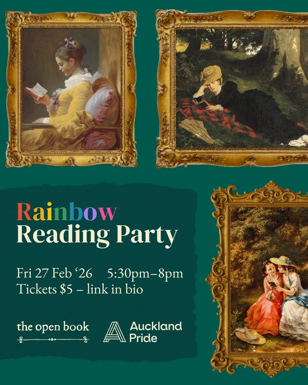 🌈 EVENT: Pride Rainbow Reading Party! 🏳️&zwj;🌈

For the second consecutive Pride Month, we are inviting LGBTQIA+ folks and allies to share space and queer titles with each other at our beautiful bookstore after hours. Perfect for booklovers, intro