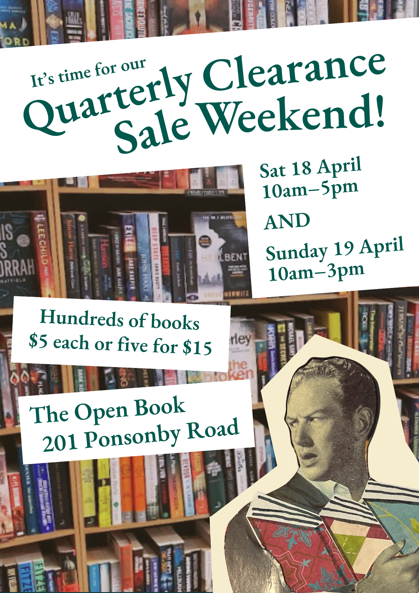 The Open Book Clearance Sale Weekend - April 2026